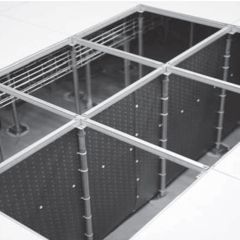 Directs airflow in supply plenum applications to maximize cooling efficiency .