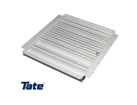 Provides more airflow at 100% open than slide dampers and is easily adjustable from above without panel removal.