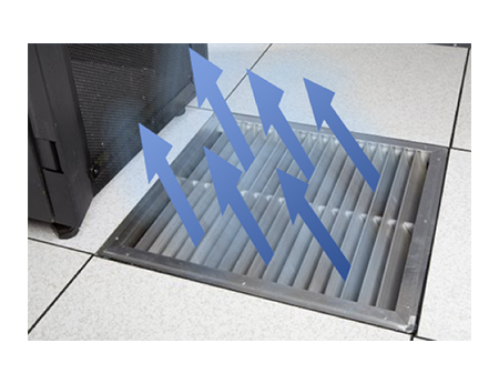 Perfect Angle for Air to cool entire cabinet