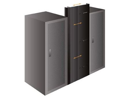 Adjustable knobs allow for a custom fit in any space, such as between racks, power units, and columns