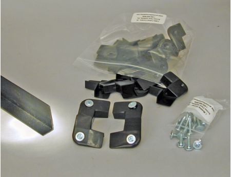 Included in each kit are 3 pieces of 4' black L Molding, 25 Cable Cutout Corners and 25 Molding Screws.