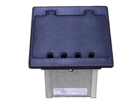 Box is reusable and has a durable black frame that will last 