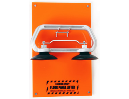 Holder makes it easy to locate lifter, saving valuable time and energy.