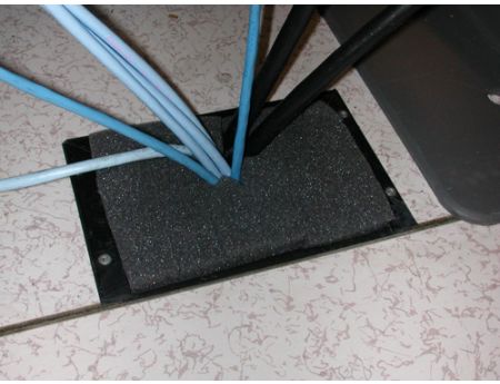 Foam easily conforms to any area where it is inserted, blocking cold air from escaping into open spaces. 