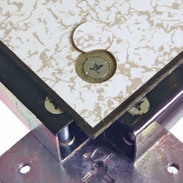 Tabs are custom made to match your laminate color as closely as possible.