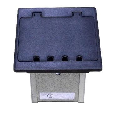 Box is reusable and has a durable black frame that will last for years. 