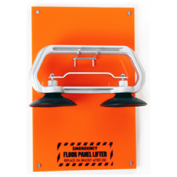 Holder makes it easy to locate lifter, saving valuable time and energy.