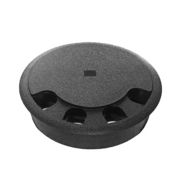 Adjustable two-piece cover will allow up to five 1" cables