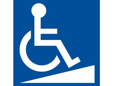 Raised floor ramp kit is ADA compliant