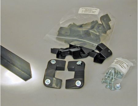 Included in each kit are 3 pieces of 4' black L Molding, 25 Cable Cutout Corners and 25 Molding Screws.