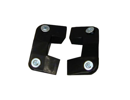 Pre-formed corners make the 90 degree transition between two pieces of L or F molding when trimming cable cutouts.