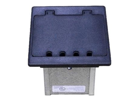 Box is reusable and has a durable black frame that will last for years. 