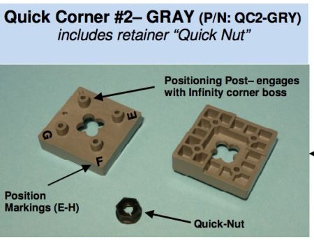 Grey Leveling block