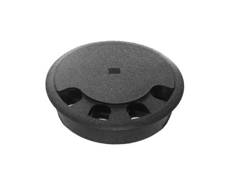 Adjustable two-piece cover will allow up to five 1" cables