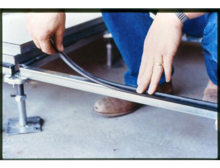 Gaskets are applied to stringers