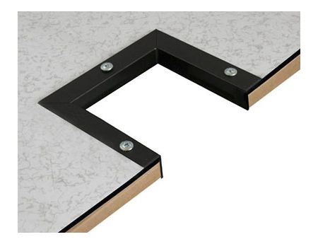 L Molding is used to line the inside of panels when they have been cut, typically to allow for the installation of cables below. Our L Molding is durable and proven to last. 