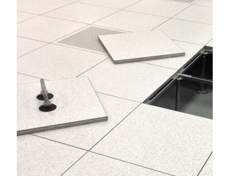 Raised Computer Flooring has removable 2 x 2 panels