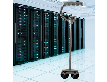 Lifts raised floor panels with ease.