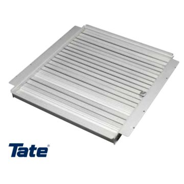 Provides more airflow at 100% open than slide dampers and is easily adjustable from above without panel removal.