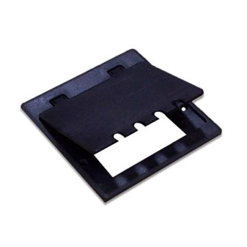 Holes allow cables to pass while the lid is securely closed