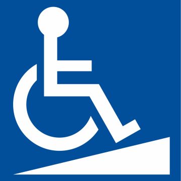 Raised floor ramp kit is ADA compliant