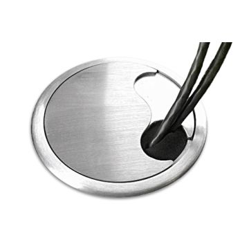 A special neoprene insert inside of the grommet creates an airtight seal around cables, eliminating air loss 