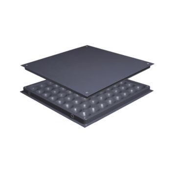 Bare Panel Kit, Image shows top and underside of raised floor panel.