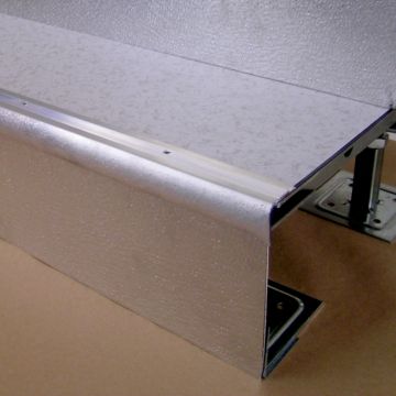 Side of step kit without facia or closure. 