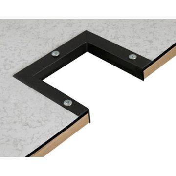 L Molding is used to line the inside of panels when they have been cut, typically to allow for the installation of cables below. Our L Molding is durable and proven to last. 