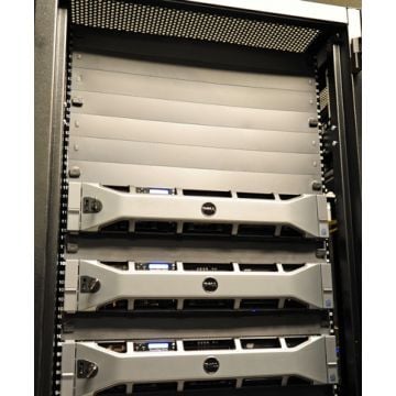 Panels quickly and easily fill large sections of open rack space, stopping bypass air flow and saving money