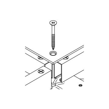 Combo Screws are specially designed to attach Tate Floor Panels to the pedestal head with stringers. 