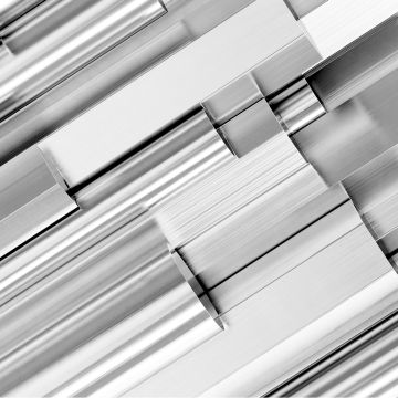 Aluminum threshold for ramp landing. 