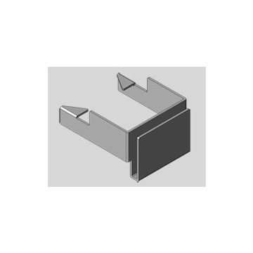 Clips are pre-galvanized to avoid formation of zinc whiskers.